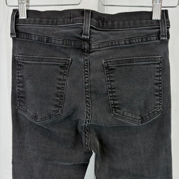 VERONICA BEARD  Size 26 Debbie 10" Skinny Jeans Button Fly Raven Black Gray - Picture 4 of 8